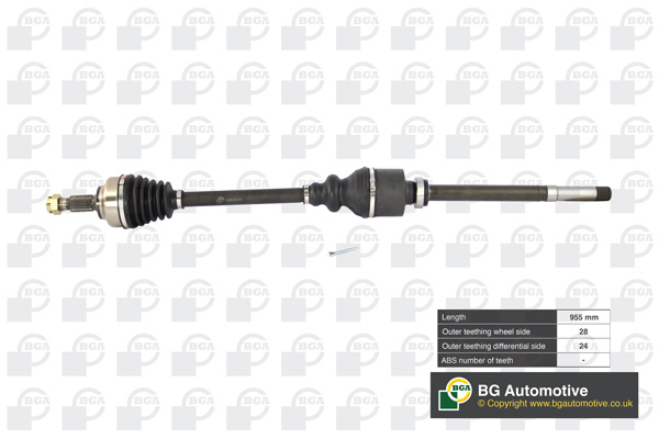 Drive Shaft BGA DS6736R