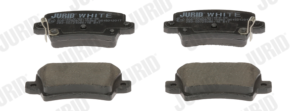 Brake Pad Set, disc brake JURID 572580JC