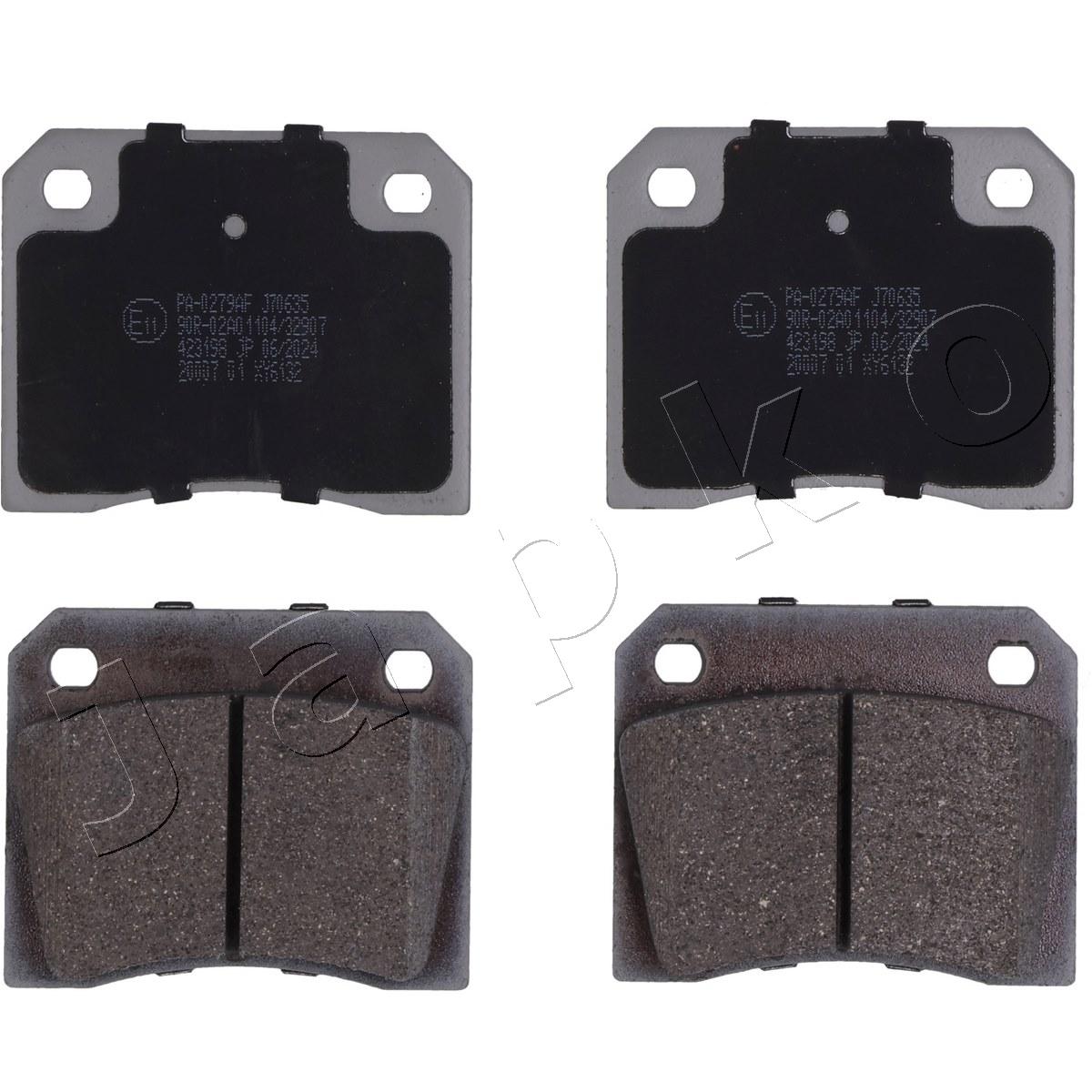 Brake Pad Set, disc brake JAPKO 500279
