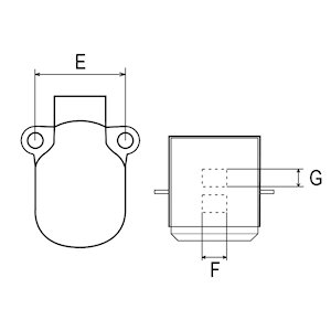 Soporte, escobillas de carbón HC-Cargo F 032 133 673