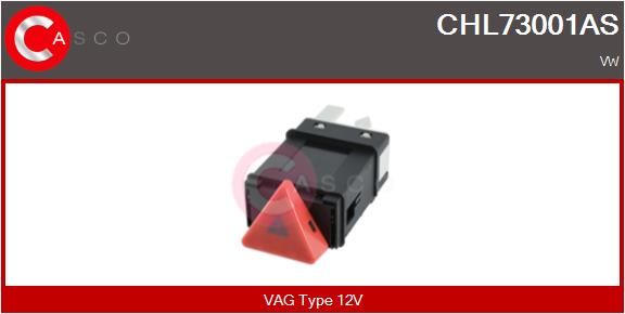 Hazard Warning Light Switch CASCO CHL73001AS