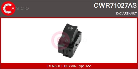 Switch, window regulator CASCO CWR71027AS