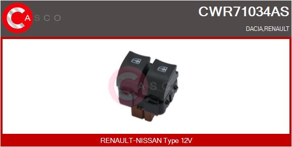 Switch, window regulator CASCO CWR71034AS