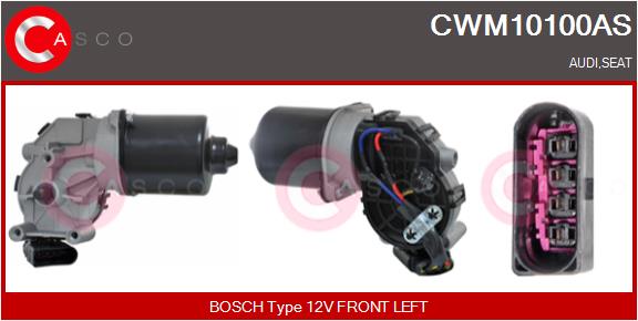 Wiper Motor CASCO CWM10100AS