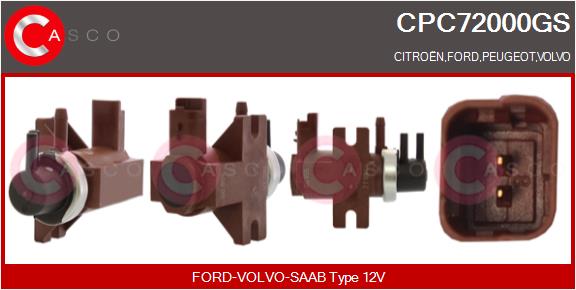 Pressure Converter, exhaust control CASCO CPC72000GS