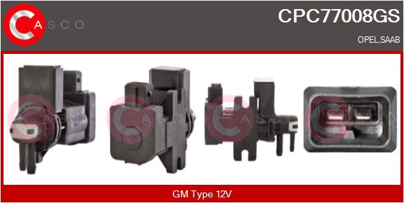 Pressure Converter, exhaust control CASCO CPC77008GS