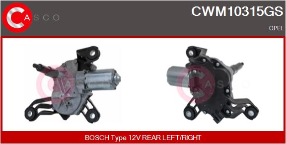 Wiper Motor CASCO CWM10315GS
