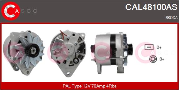 Alternator CASCO CAL48100AS