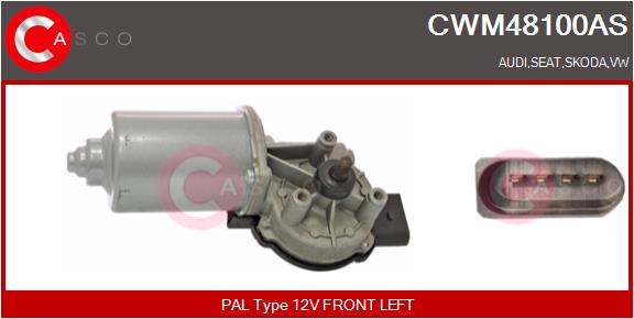 Wiper Motor CASCO CWM48100AS