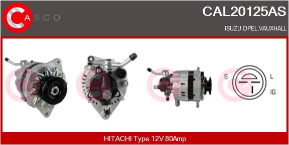 Alternator CASCO CAL20125AS