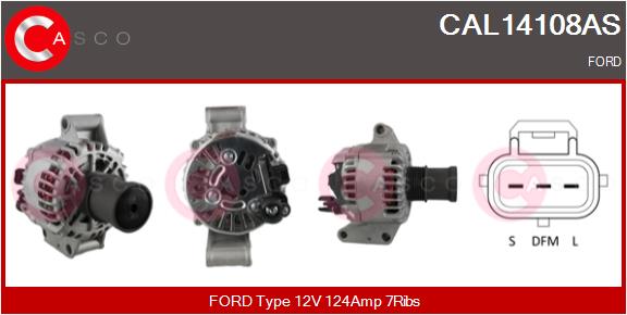 Alternator CASCO CAL14108AS
