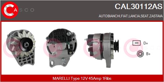 Alternator CASCO CAL30112AS