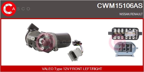 Wiper Motor CASCO CWM15106AS