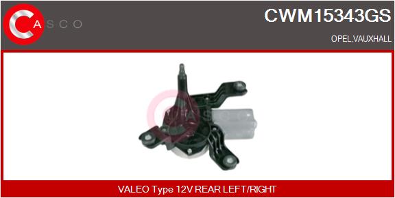 Wiper Motor CASCO CWM15343GS