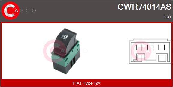 Switch, window regulator CASCO CWR74014AS