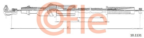 Accelerator Cable COFLE 10.1131