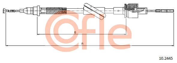 Clutch Cable COFLE 10.2445