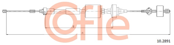Clutch Cable COFLE 10.2891