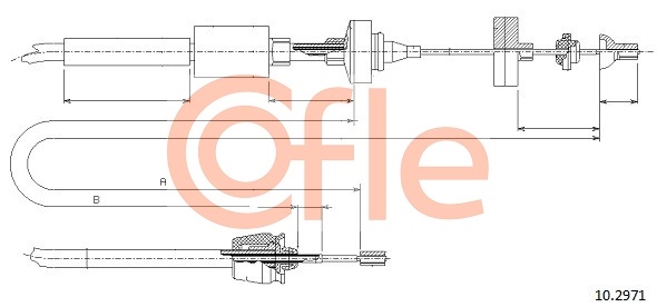 Clutch Cable COFLE 10.2971