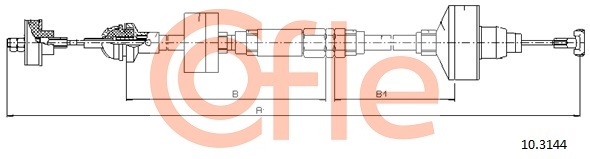 Clutch Cable COFLE 10.3144
