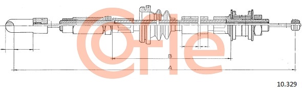 Clutch Cable COFLE 10.329
