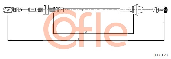 Accelerator Cable COFLE 11.0179