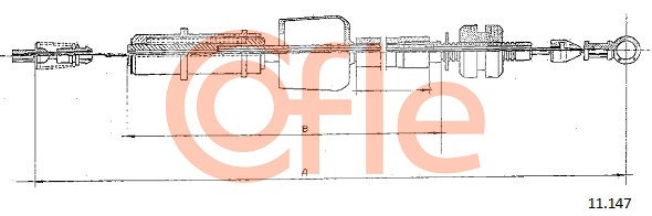 Accelerator Cable COFLE 11.147
