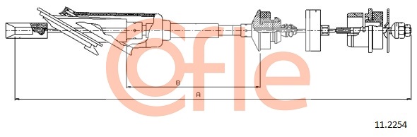 Clutch Cable COFLE 11.2254