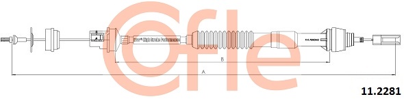 Clutch Cable COFLE 11.2281