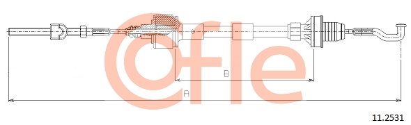 Clutch Cable COFLE 11.2531