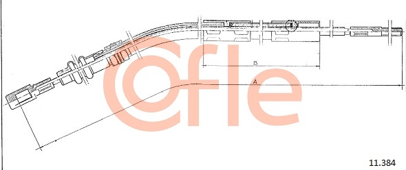 Clutch Cable COFLE 11.384