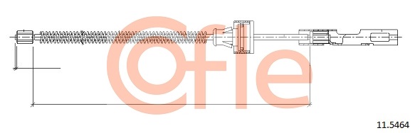 Cable, parking brake COFLE 11.5464