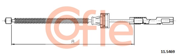 Cable, parking brake COFLE 11.5469