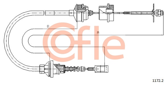 Clutch Cable COFLE 1172.2