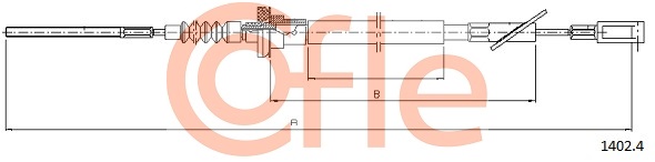 Clutch Cable COFLE 1402.4