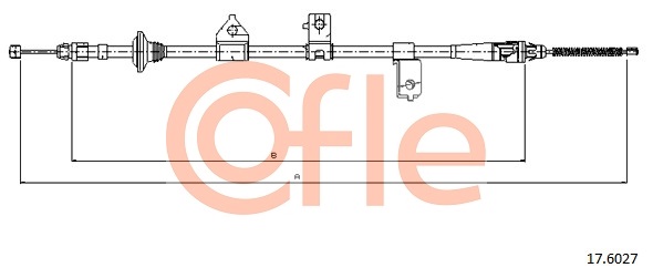 Cable, parking brake COFLE 17.6027