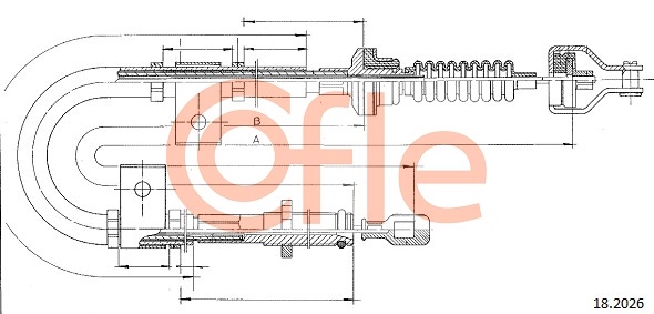 Clutch Cable COFLE 18.2026