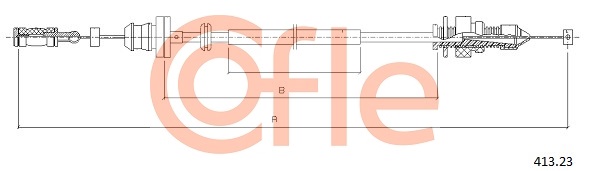 Accelerator Cable COFLE 413.23