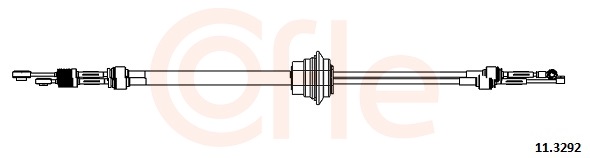 Cable Pull, manual transmission COFLE 92.11.3292