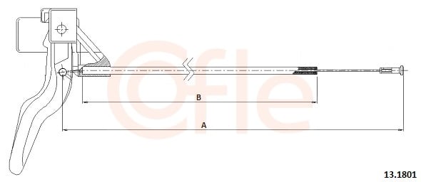 Bonnet Cable COFLE 13.1801
