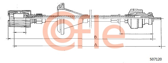 Speedometer Cable COFLE S07120