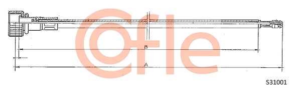 Tacho Shaft COFLE S31001