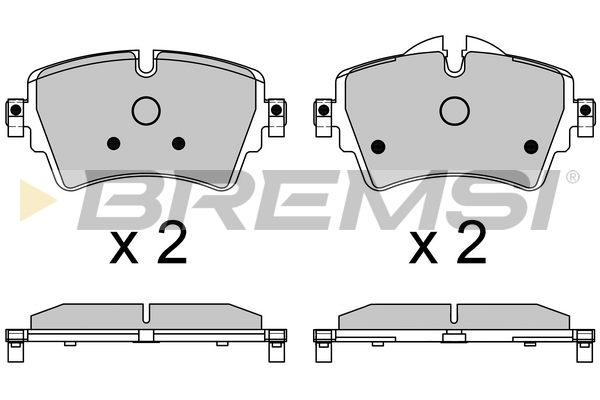 Brake Pad Set, disc brake BREMSI BP3639CE