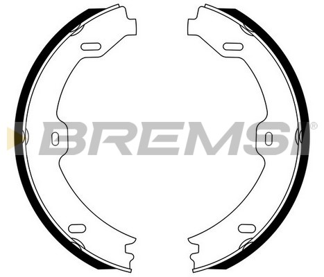 Brake Shoe Set, parking brake BREMSI GF0312