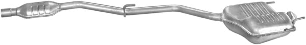 Repair Pipe, catalytic converter POLMO 13.165