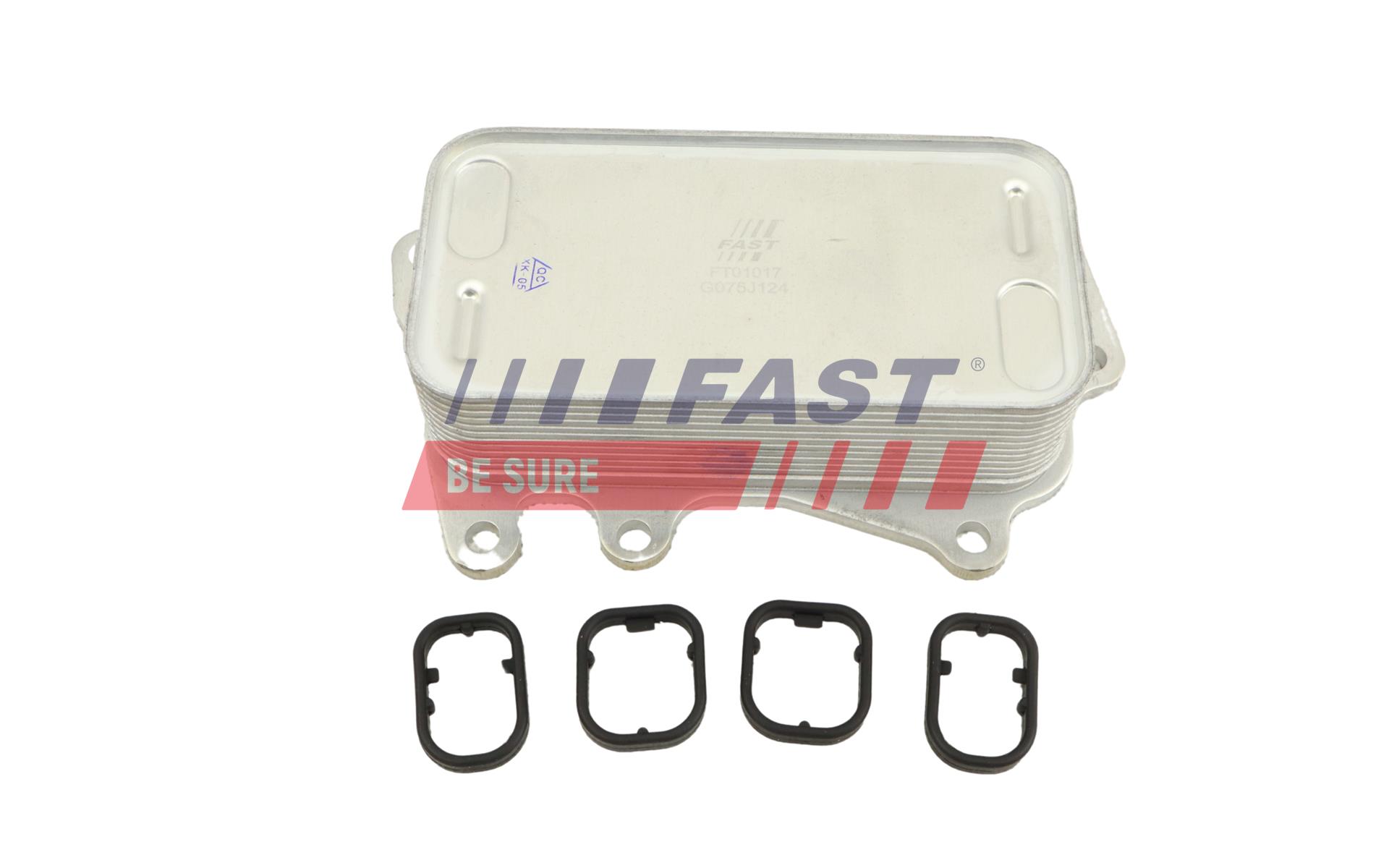 Oil Cooler, engine oil FAST FT01017