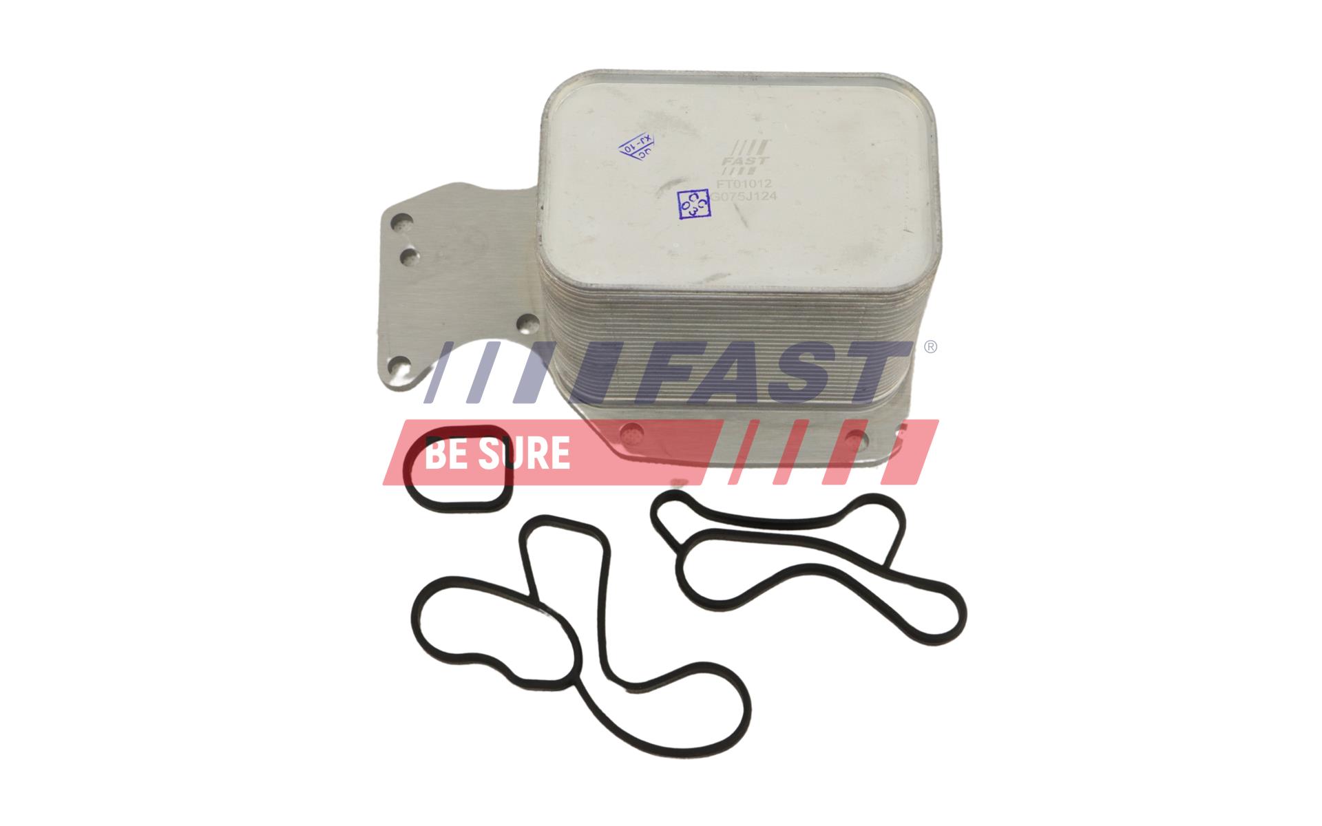 Oil Cooler, engine oil FAST FT01012