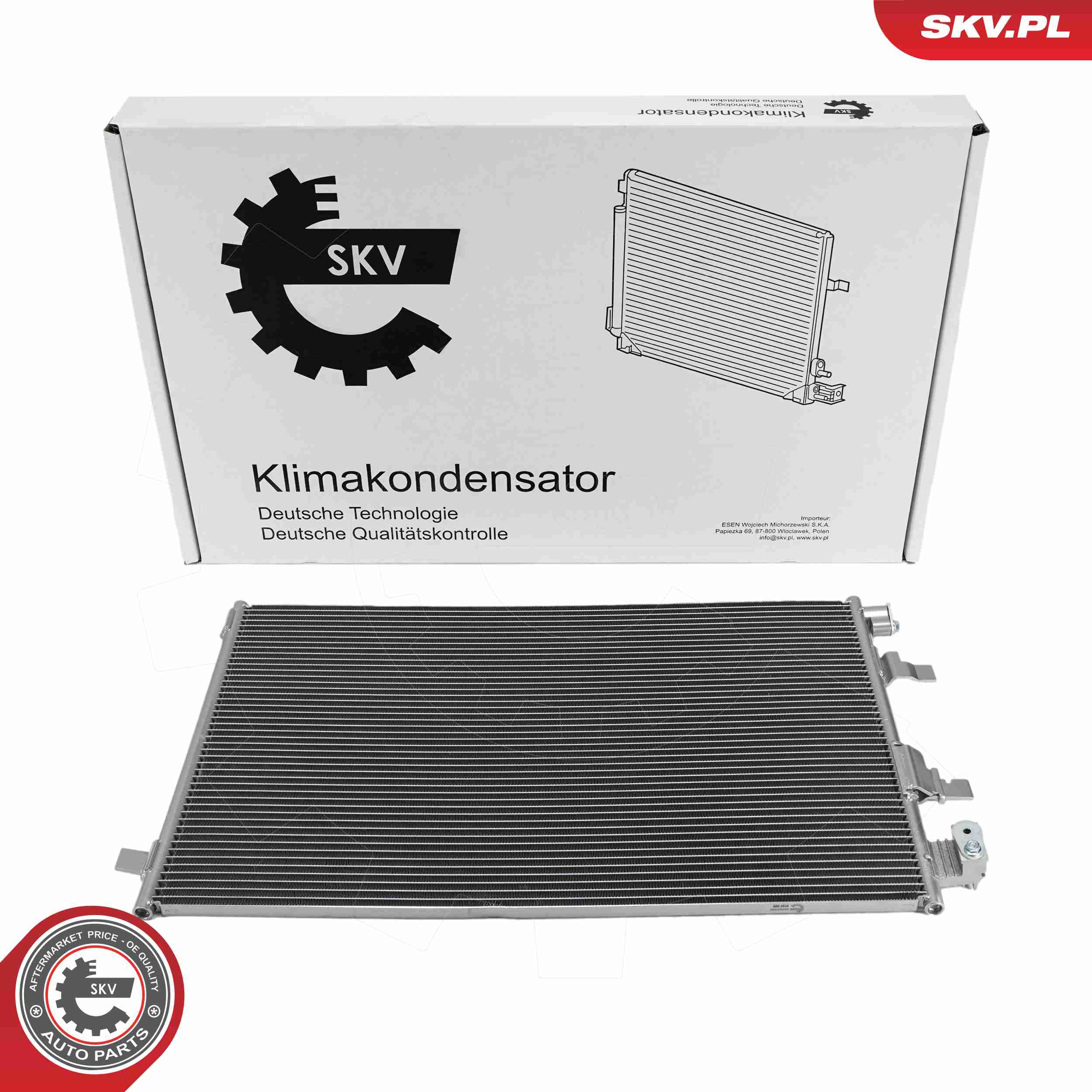 Condensador, aire acondicionado ESEN SKV 86SKV283