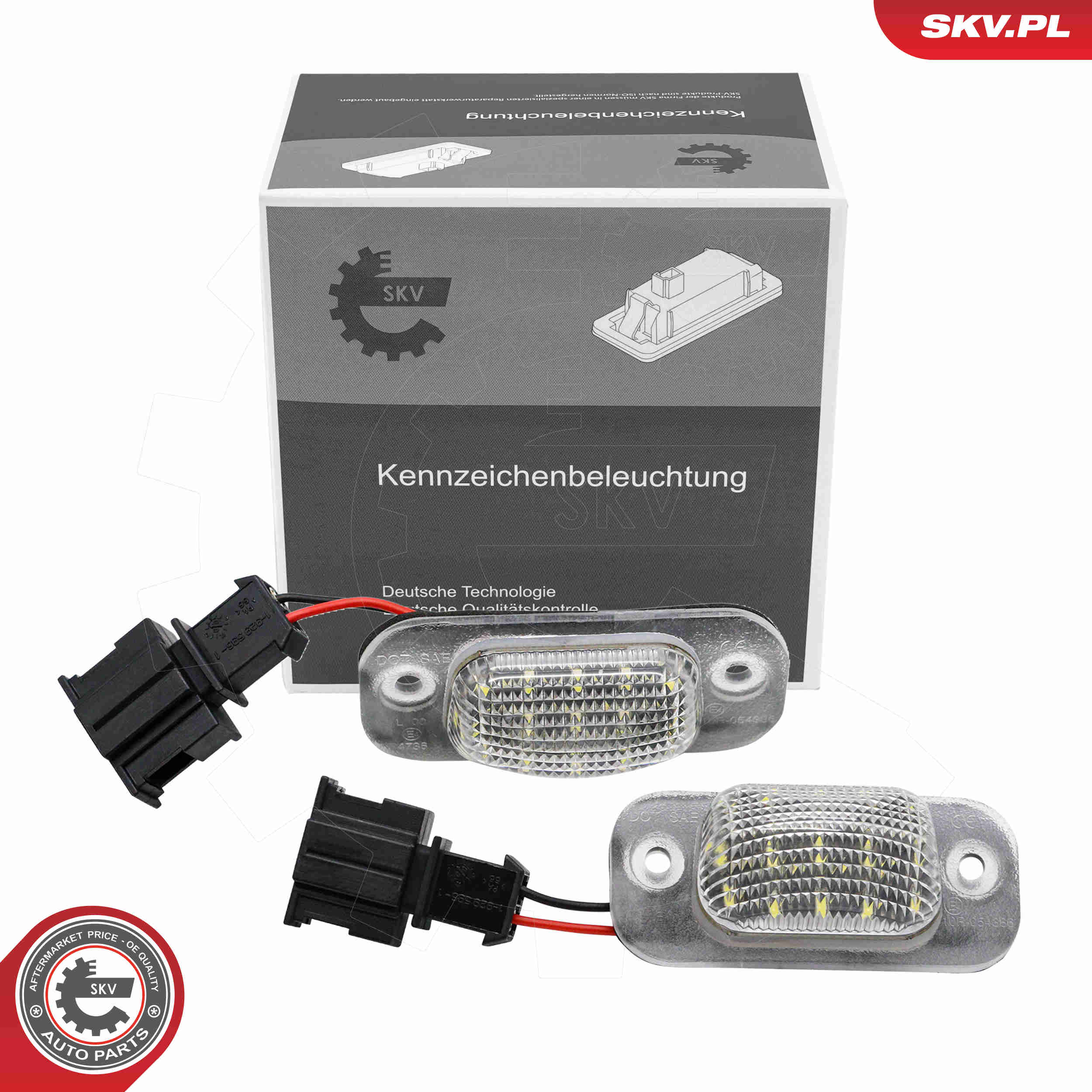 Licence Plate Light ESEN SKV 72SKV553