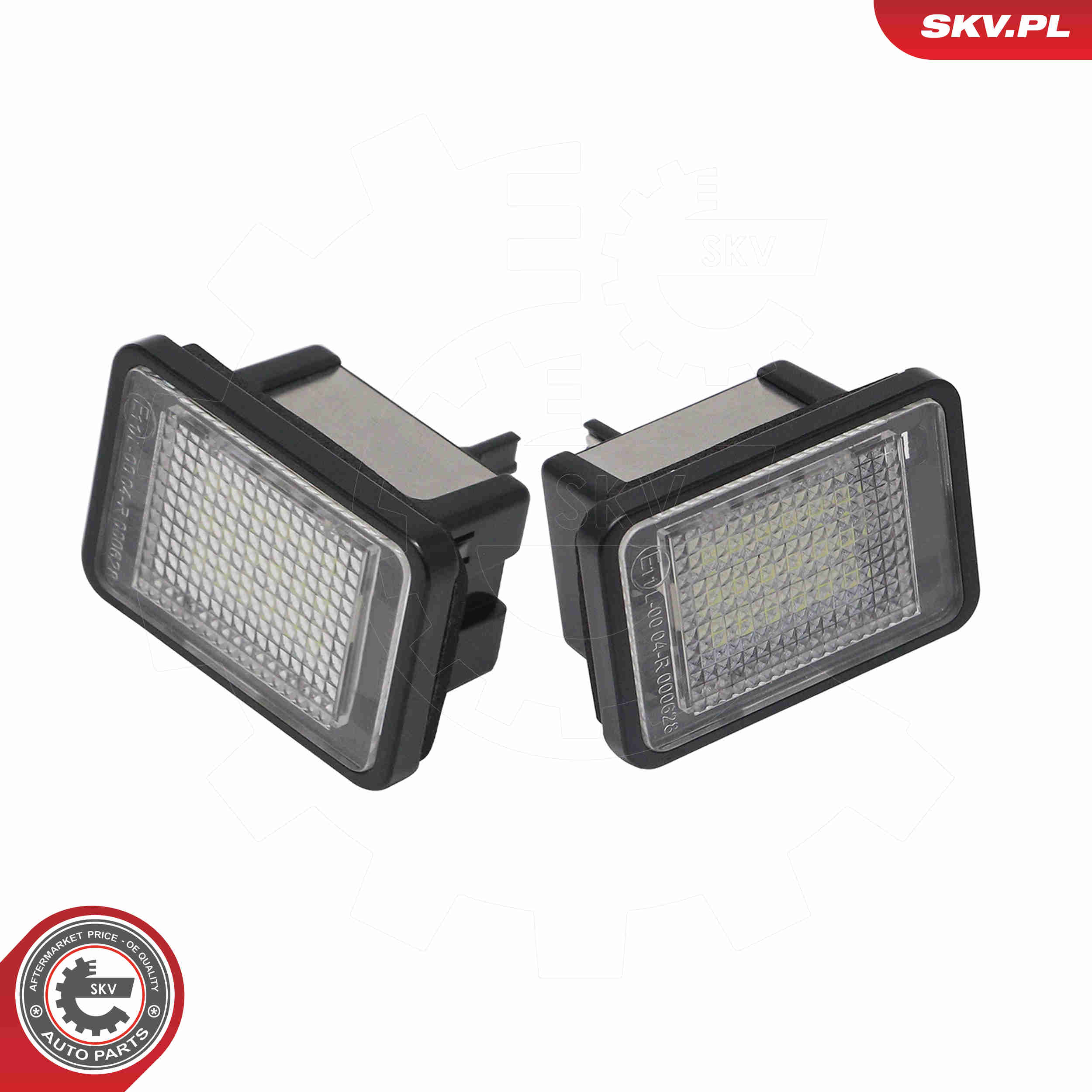Luces de matrícula ESEN SKV 72SKV571